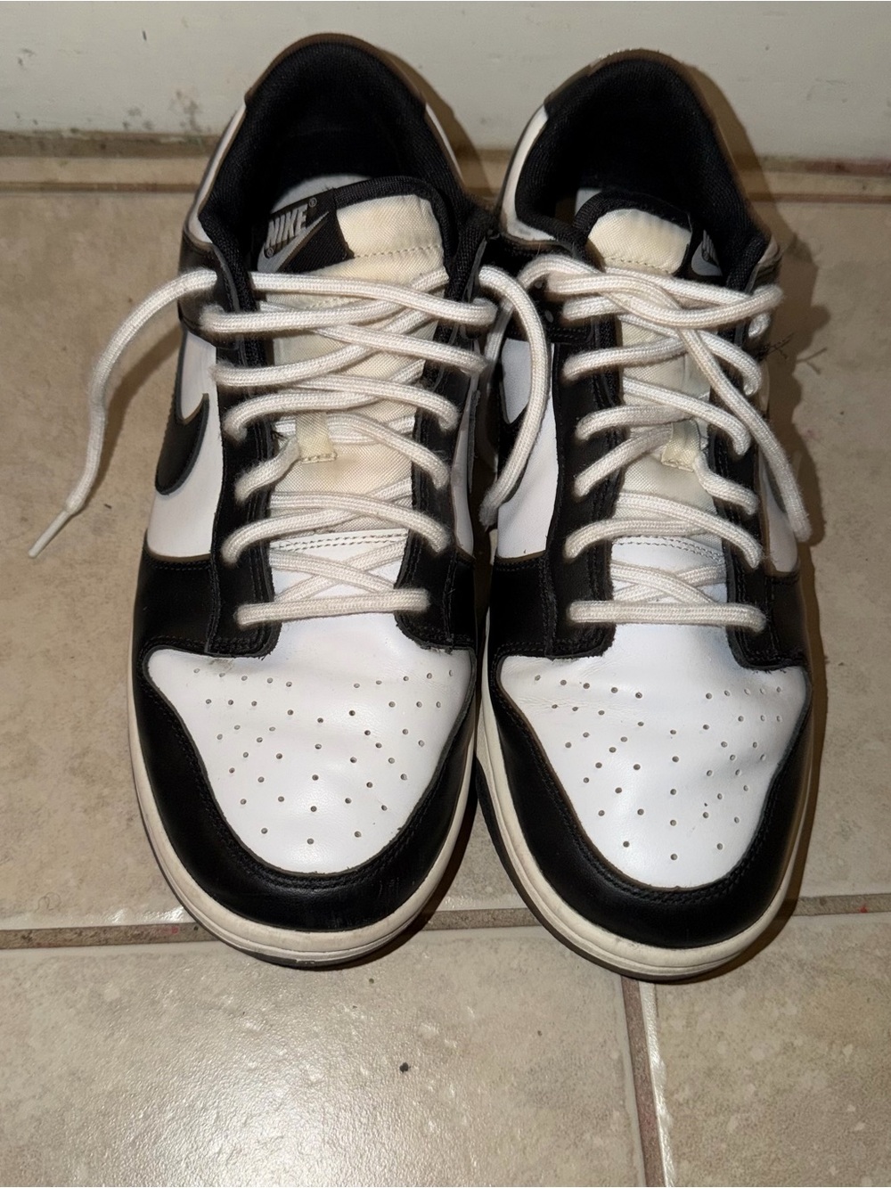 Size 10 - Nike Dunk SE Low Suede Panda